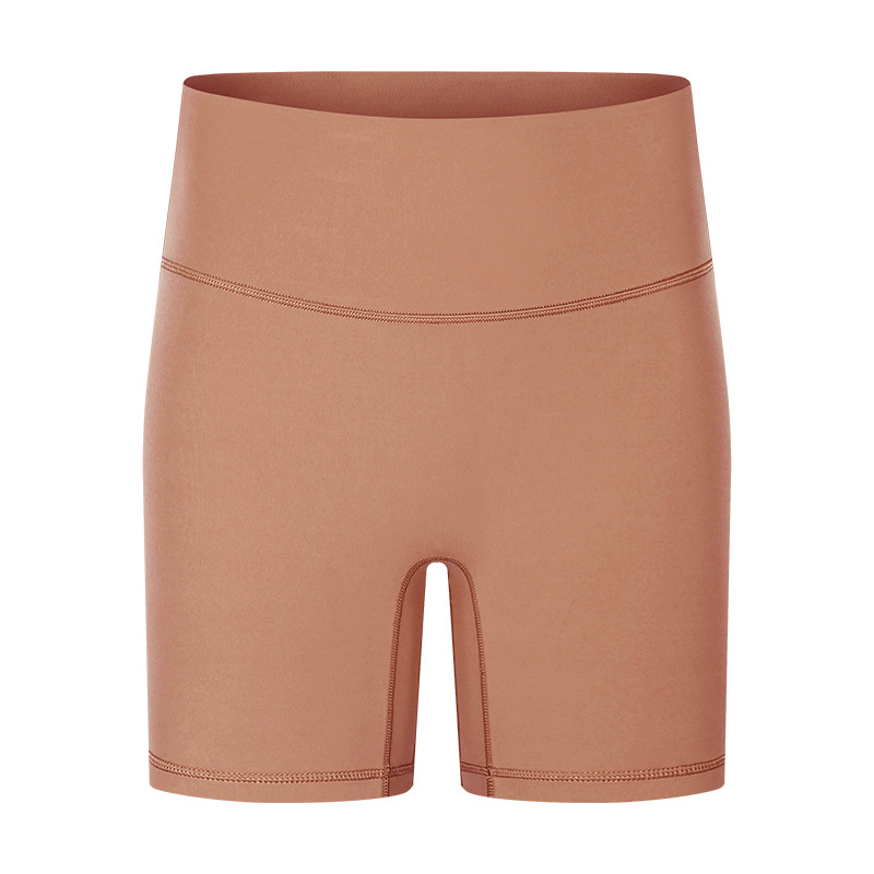 Soft Material Solid Color Yoga Shorts