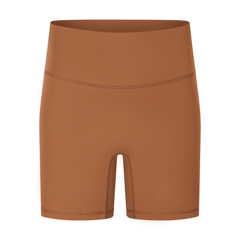 Soft Material Solid Color Yoga Shorts