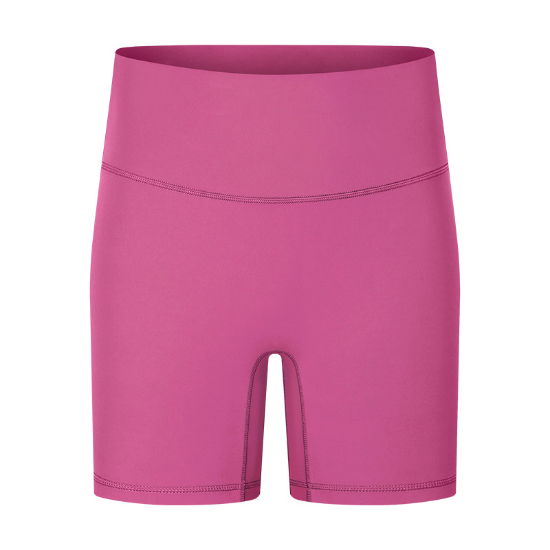 Soft Material Solid Color Yoga Shorts