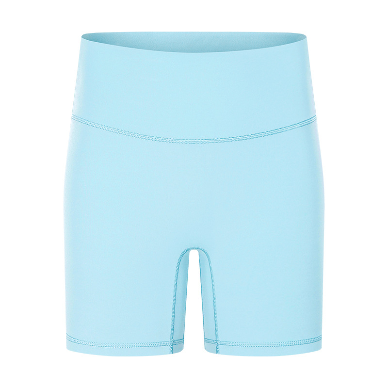 Soft Material Solid Color Yoga Shorts