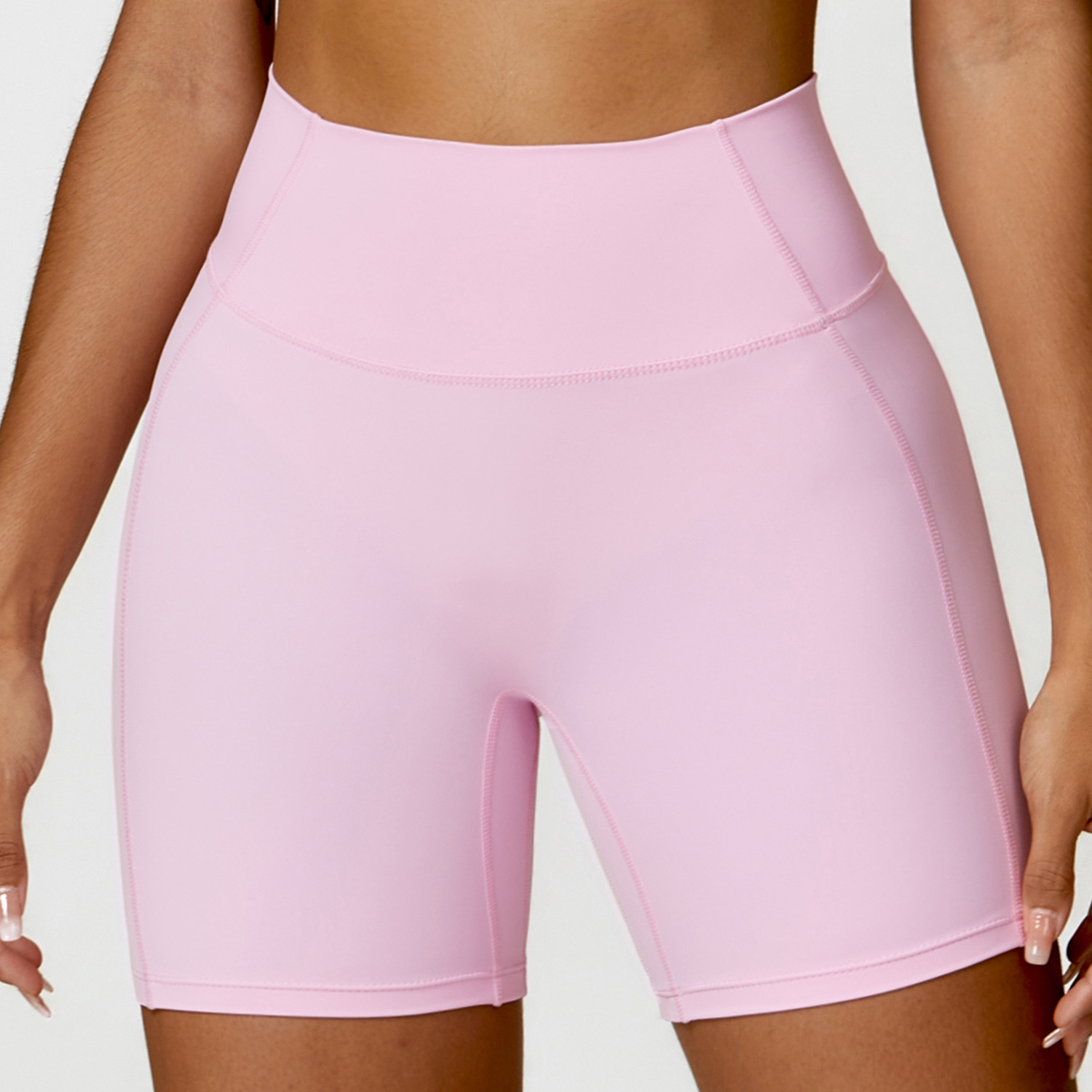 Soft Material Tummy Control Yoga Shorts