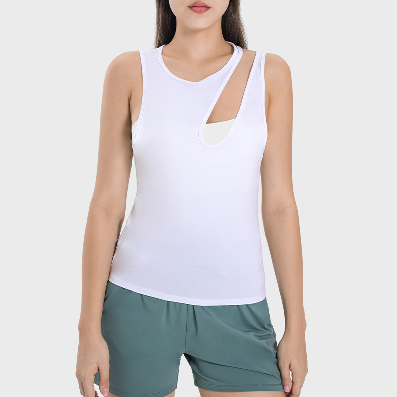 Nude Cutout Straps Yoga Tank Top DSS060