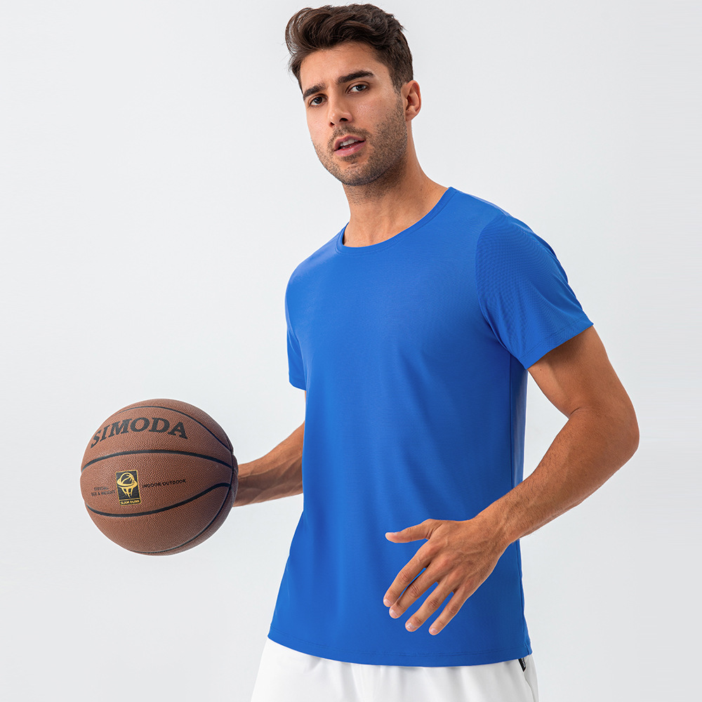 Summer Sports Nylon Short Sleeved Shirt For Men 21223