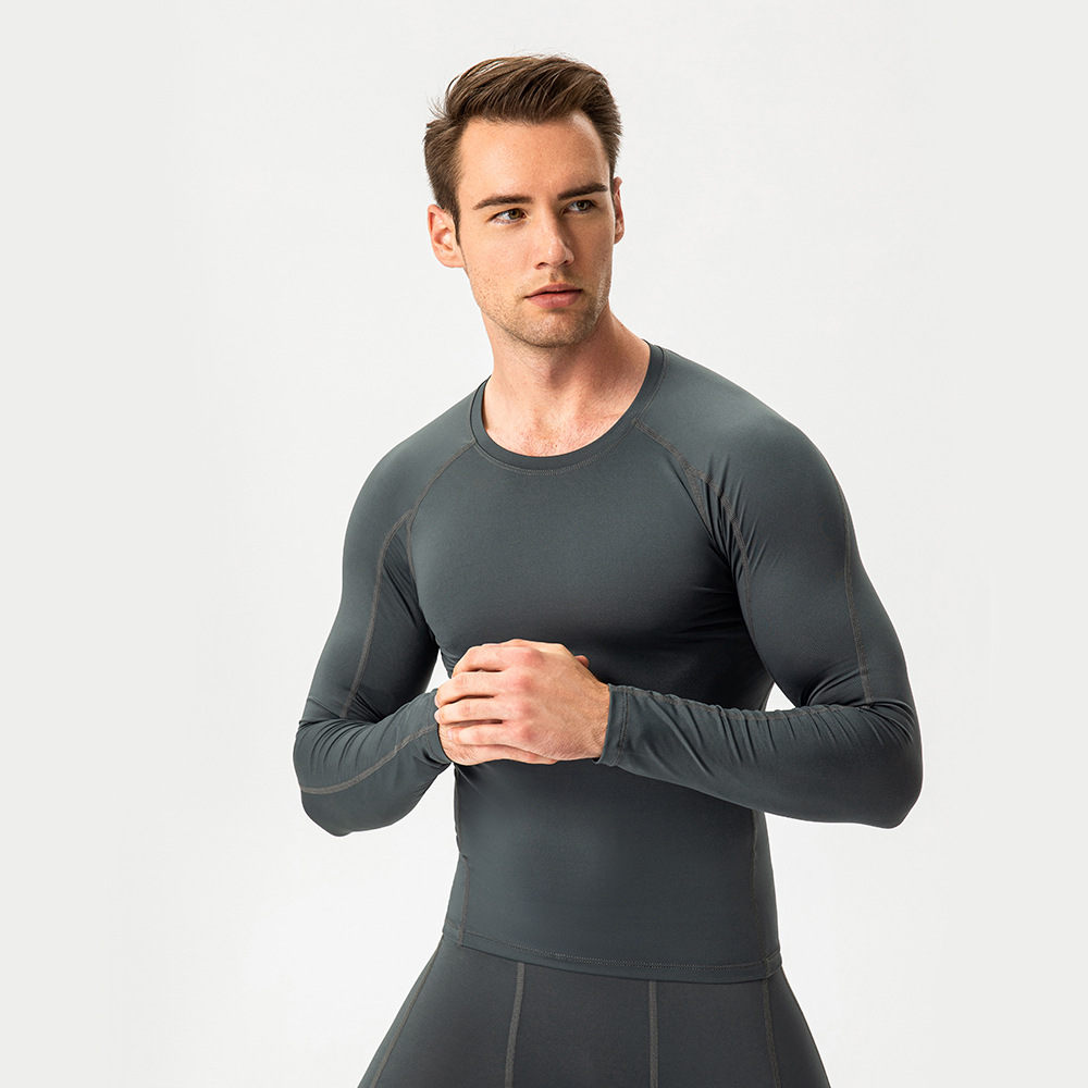 Men Fitness Gym Long Sleeve Shirt 1059