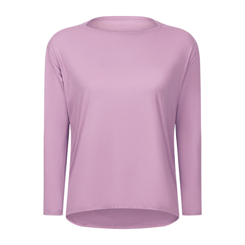 Nude Solid Color Yoga Wear Long Sleeves DS010