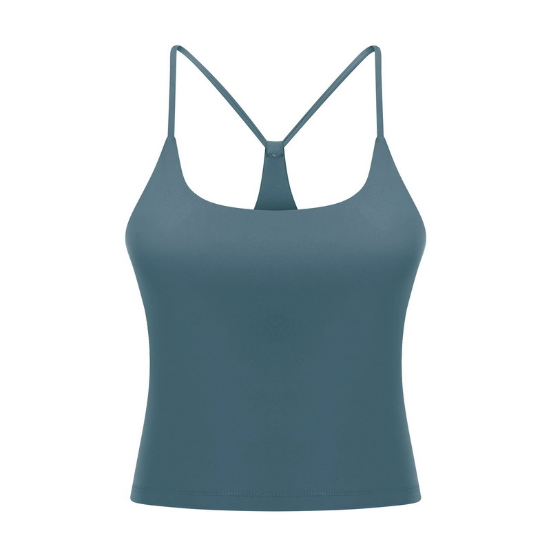 Soft Material Solid Color Sports Yoga Bras DT038