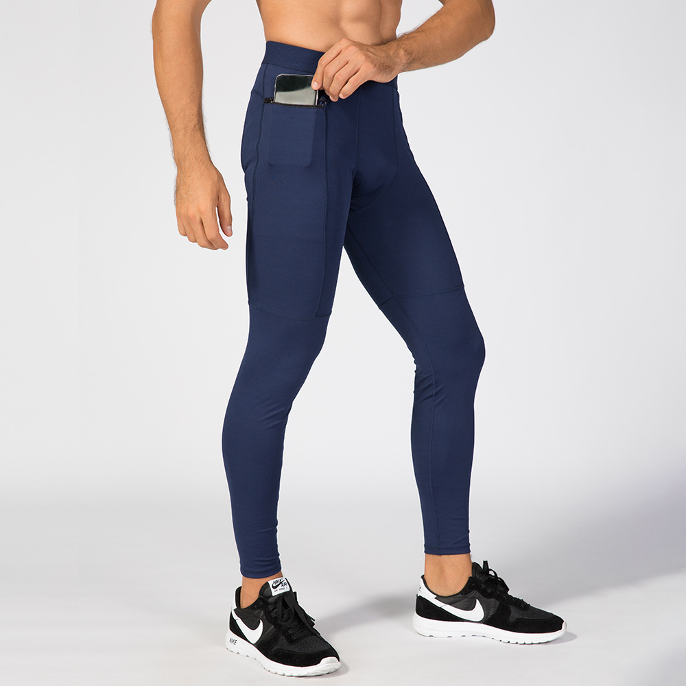 Men's Fitness Pants With Zipper Pocket 1070