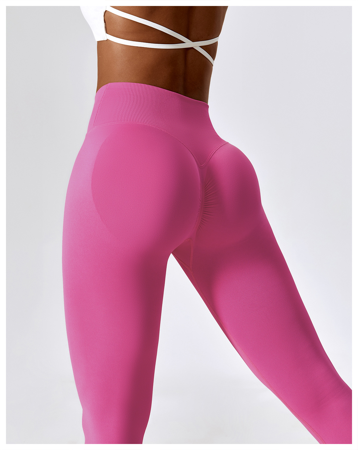 Scrunch Seamless V-Cut Yoga Leggings