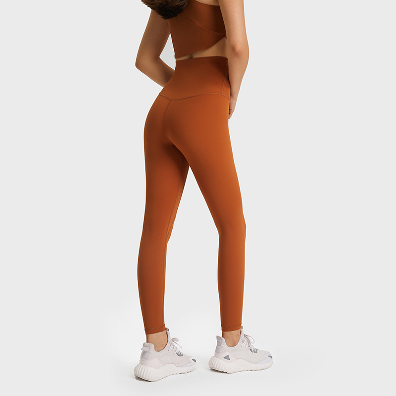 Butt-lifting Nude Solid Color Yoga Leggings S2082