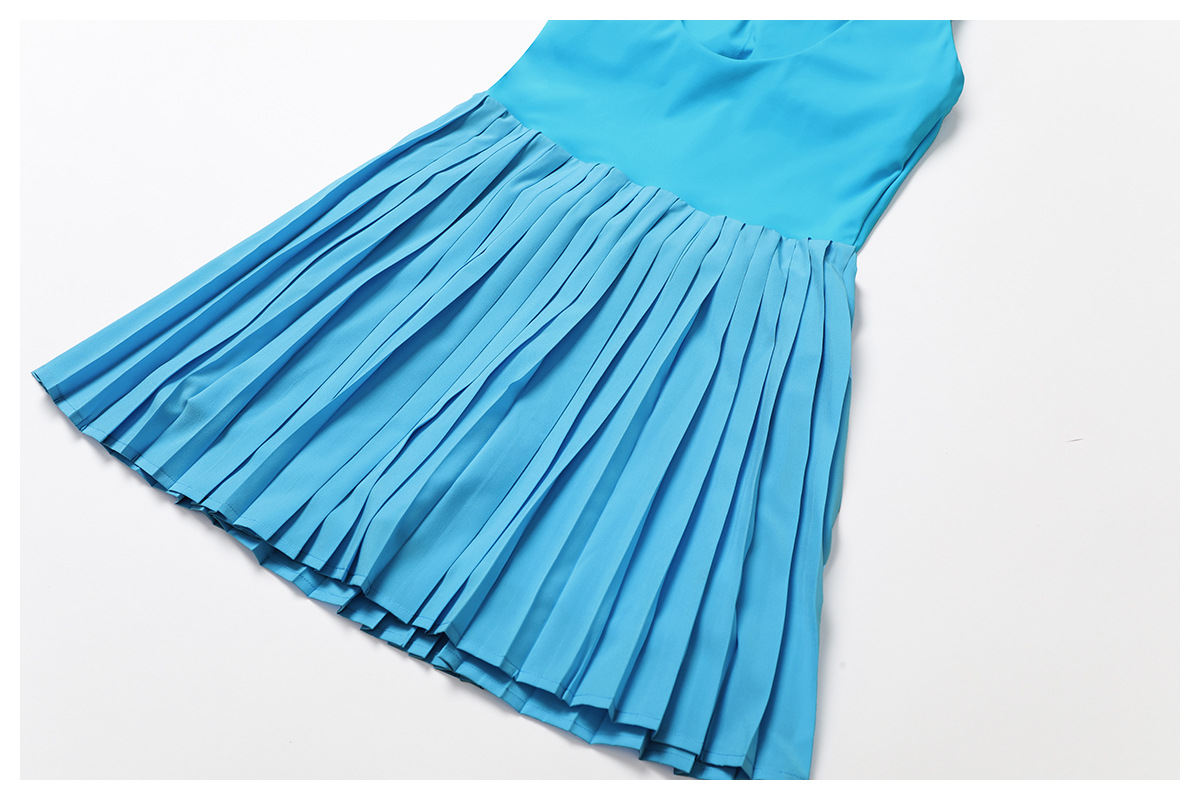 Soft Fabric Pleated Tennis Dress