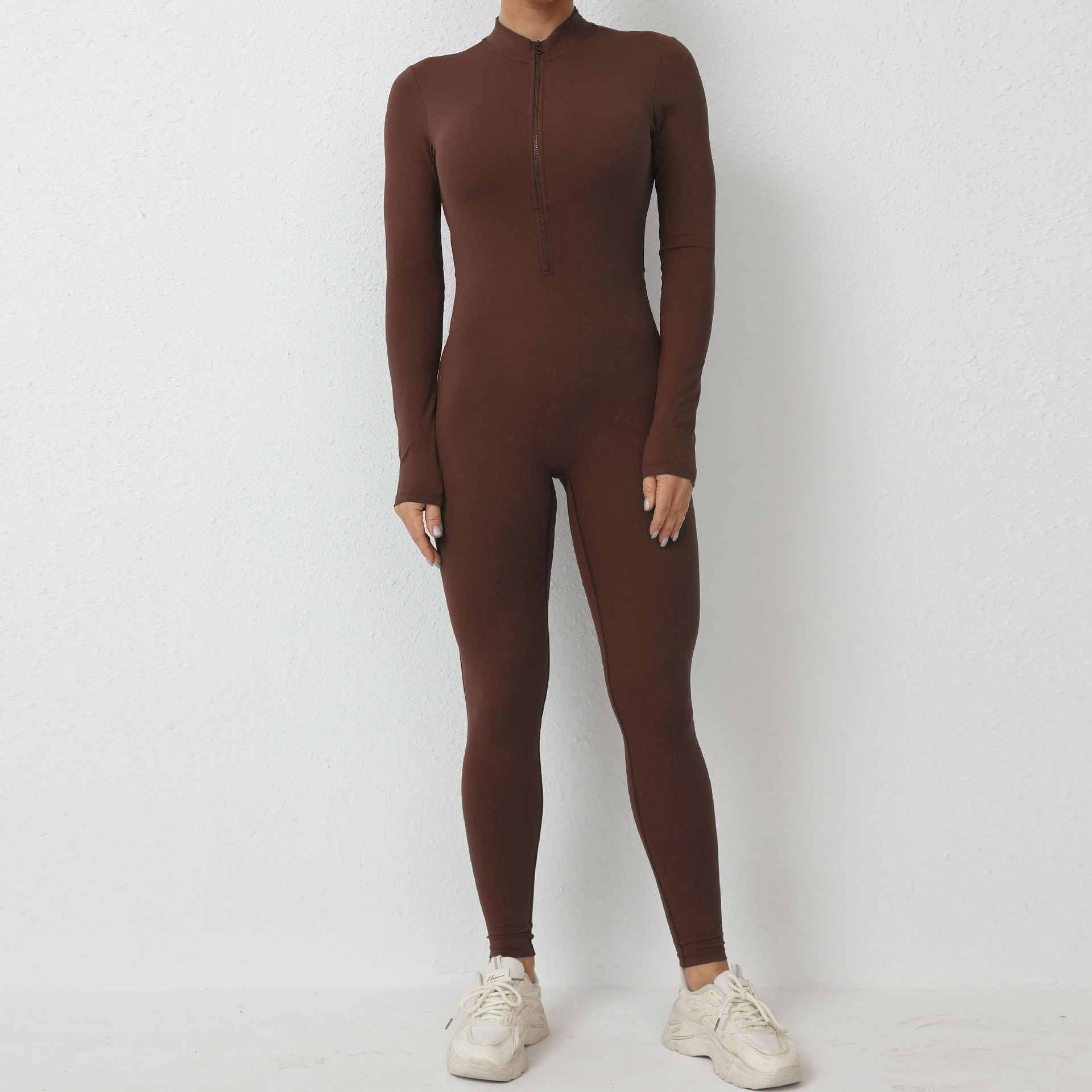 Winter Skinny Long-Sleeved Sports Jumpsuit  QS8308