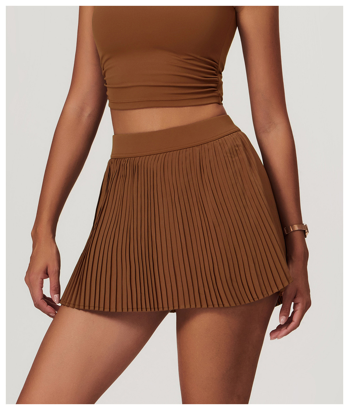 Soft Fabric Pleated Tennis Skirt