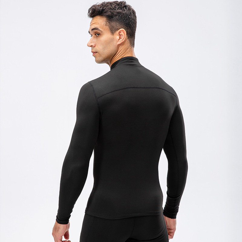 Men's Velvet Fitness Long Sleeve Shirt 11517