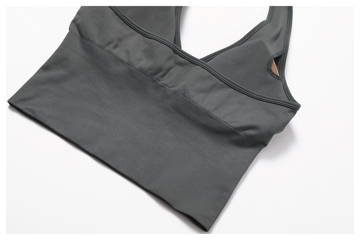 Seamless Halter Yoga Vest