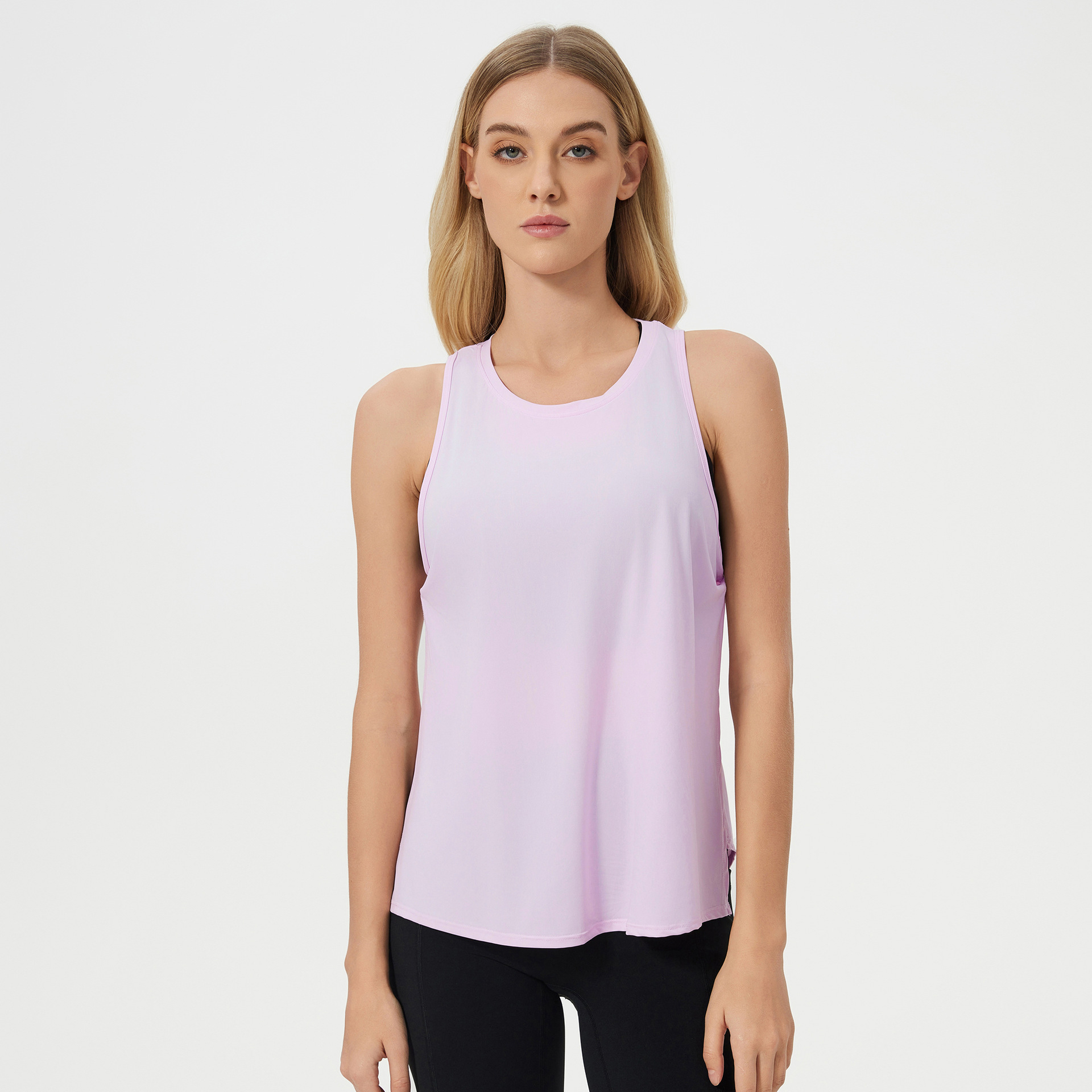 Quick Dry Sleeveless Solid Color Yoga Tank Tops DSS122