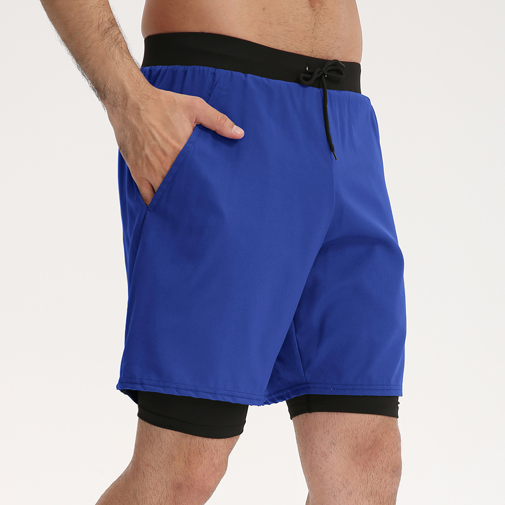  Men Sports Loose Casual Short With Lining 11410