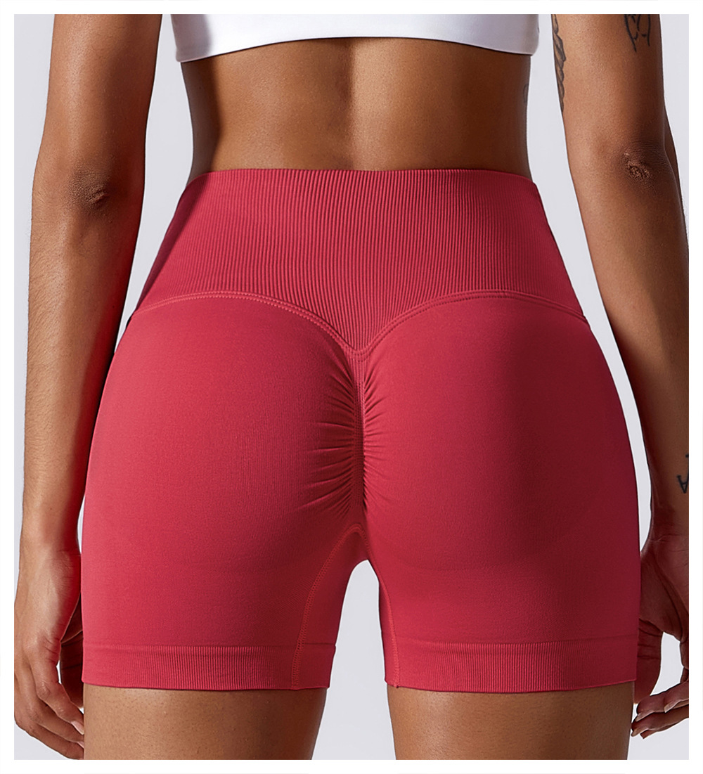 Scrunch Seamless V-Cut Yoga Shorts 4596