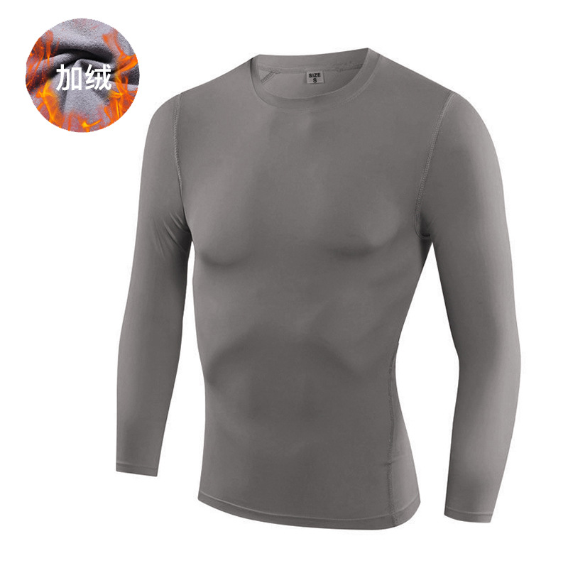 Men's PRO Velvet Fitness Long Sleeve Shirt 1021