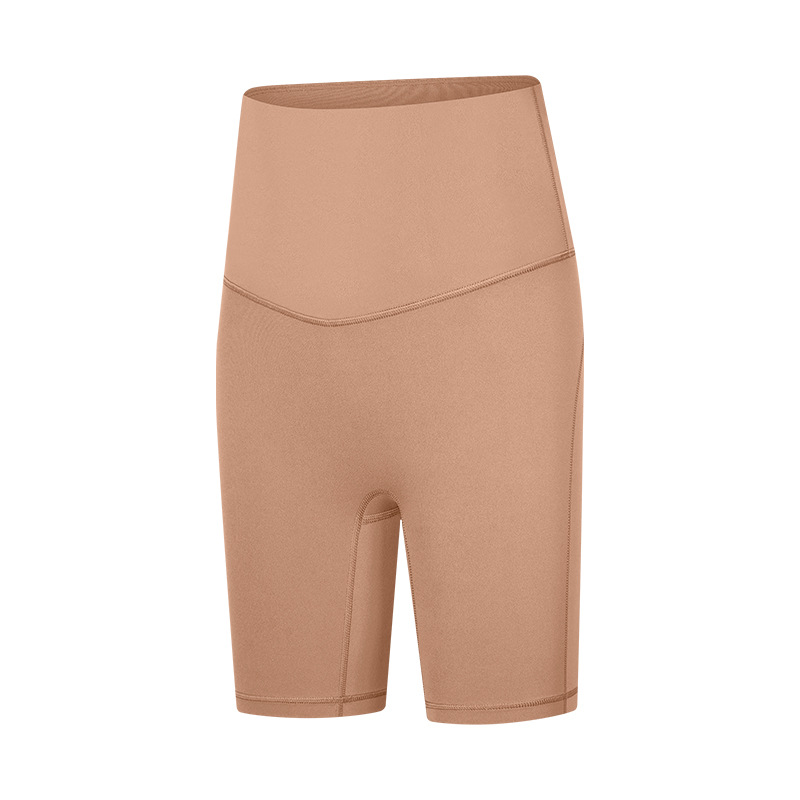 Nude High Waist Butt-lifting Fifth Pants Yoga Shorts DK351