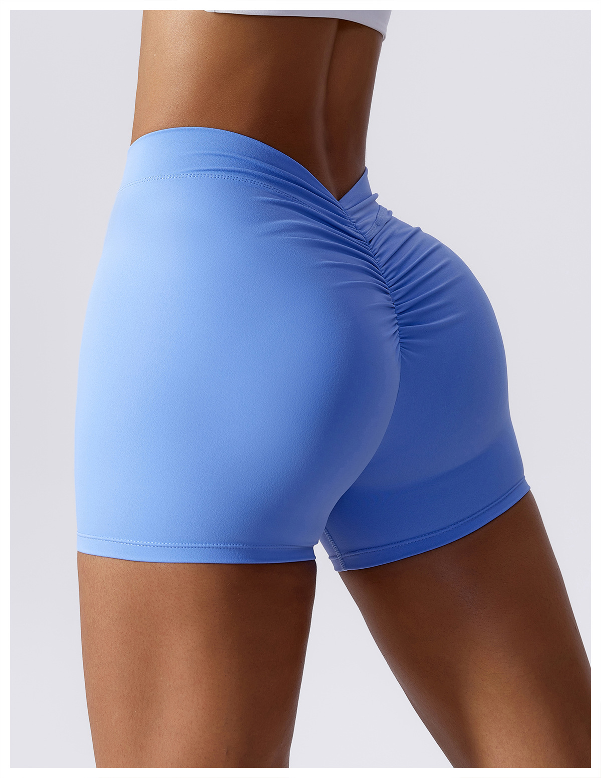 Scrunch Soft Material Yoga Shorts