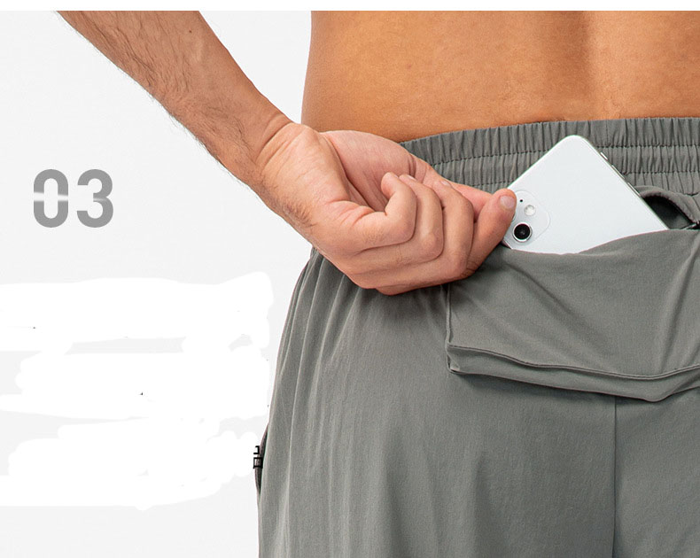 Men Quick-Drying Sports Pants With Pocket 21327