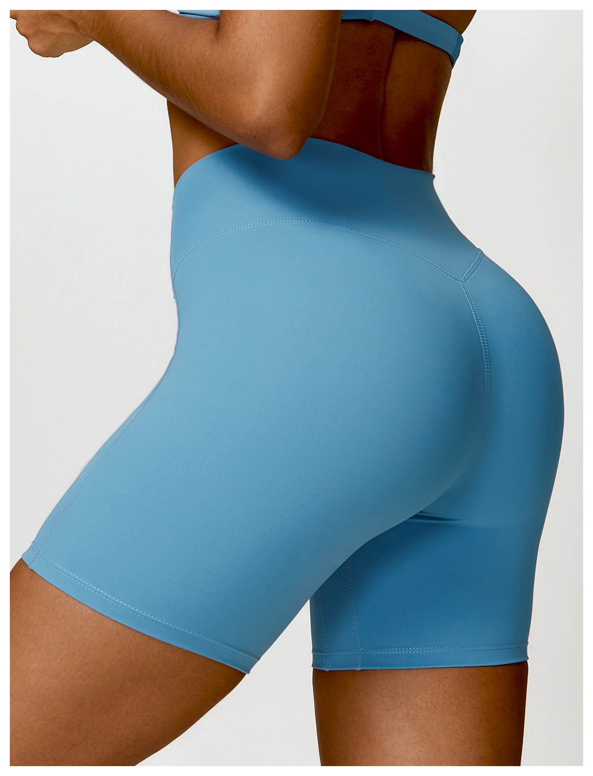 Soft Material Tummy Control Yoga Shorts