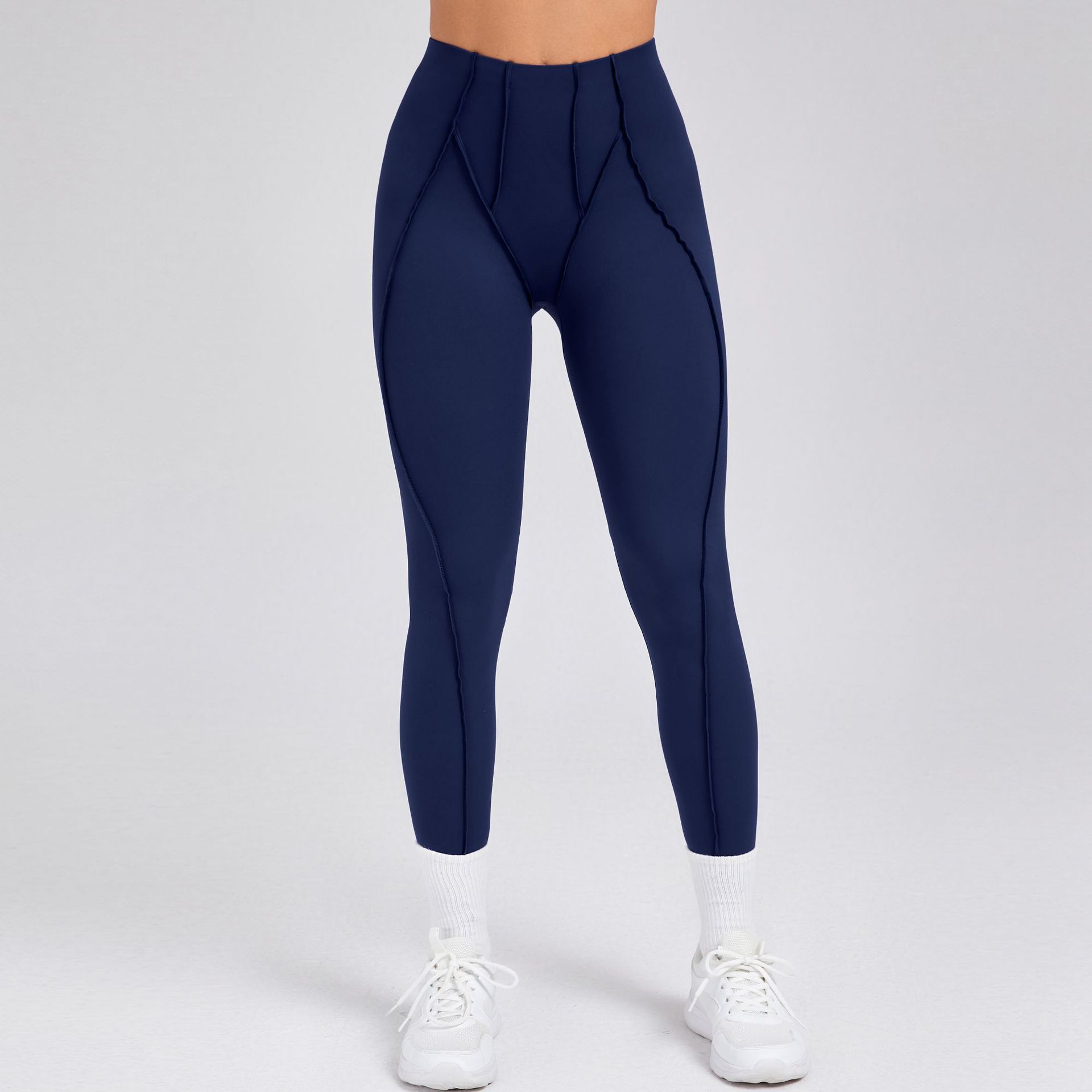 Three-Dimensional Beauty Tight High Waist Fitness Outside Running Exercise Pants  QS87652