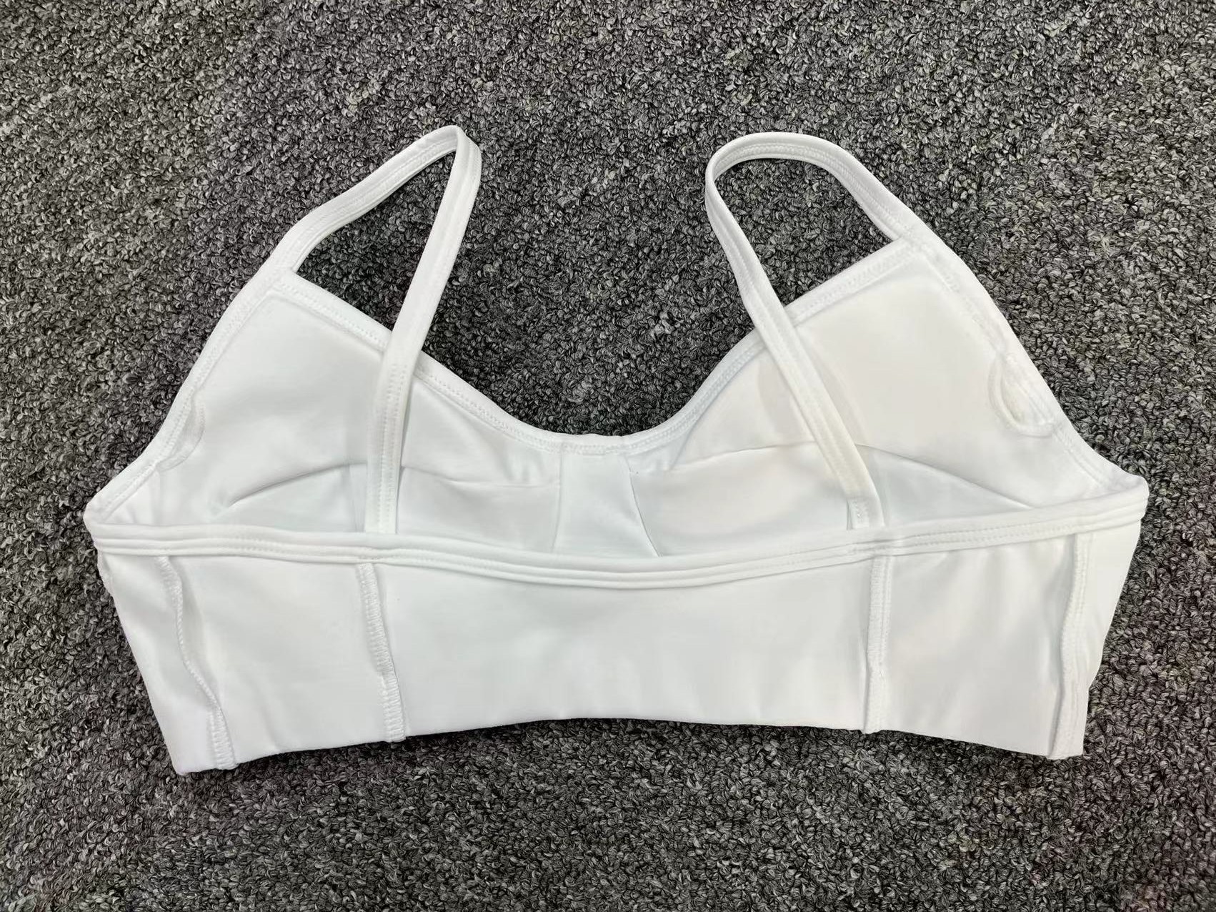 Thin Straps Tight Backless Fitting Sports Bra QS86040