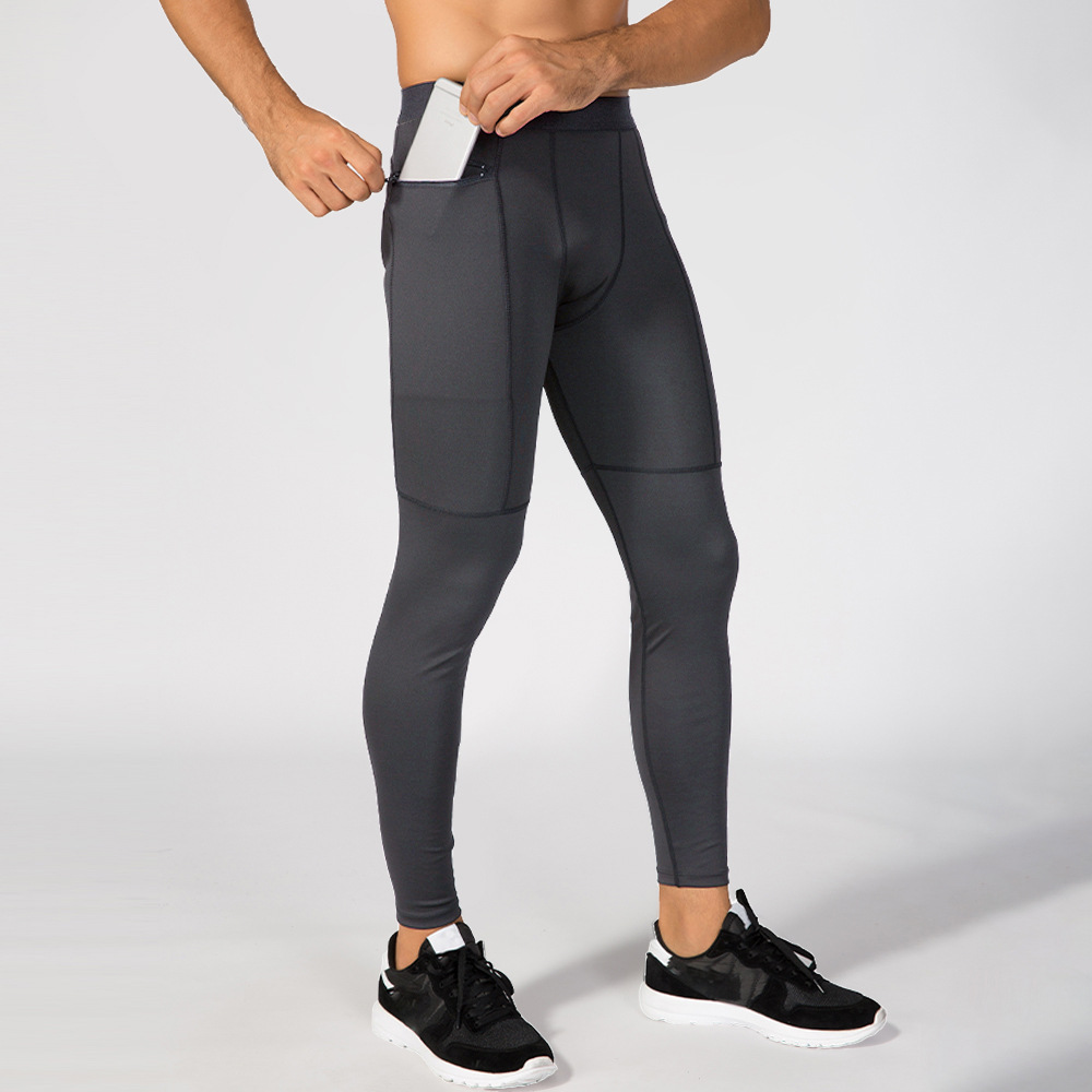 Men's Fitness Pants With Zipper Pocket 1070