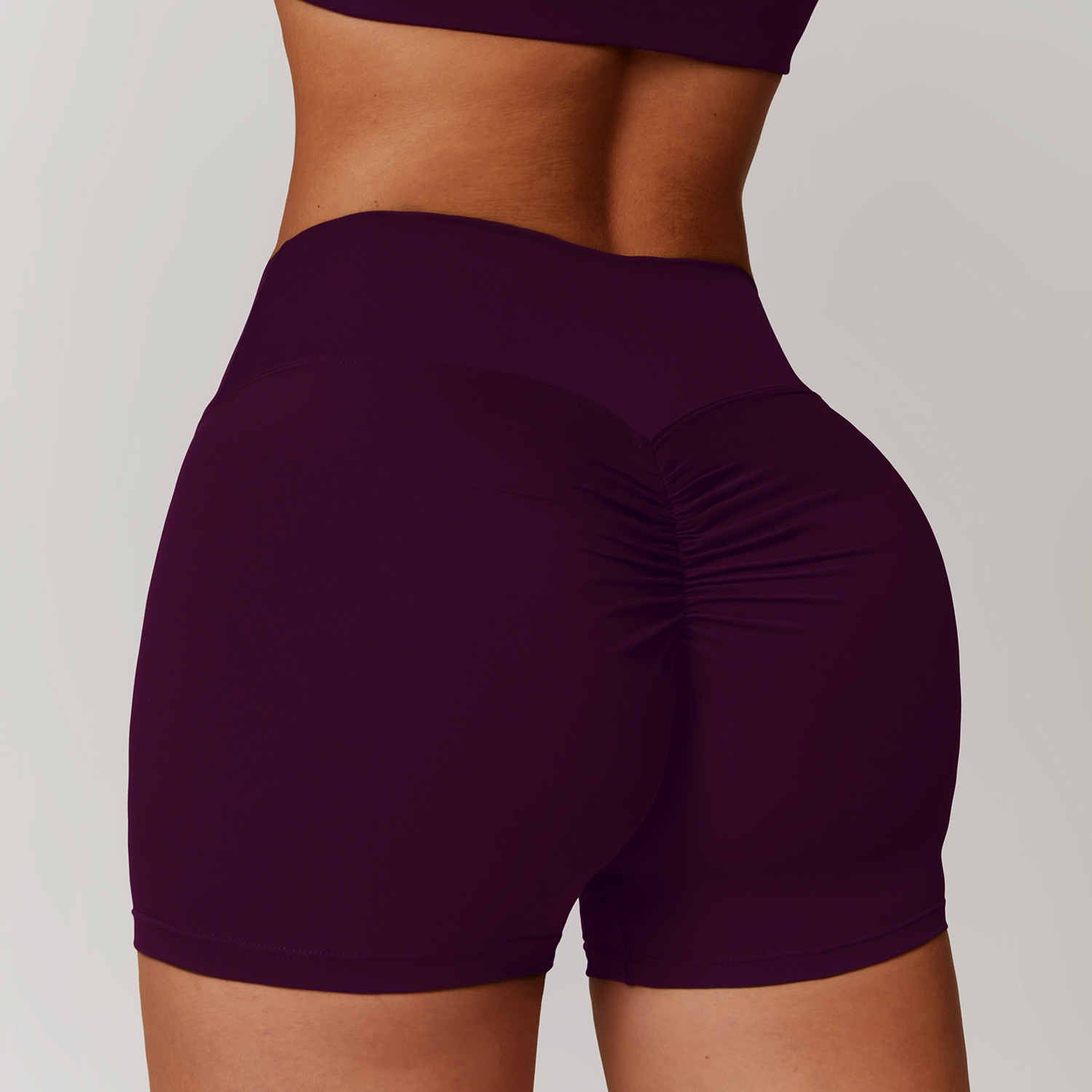 Soft Fabric Scrunch Yoga Shorts 8518