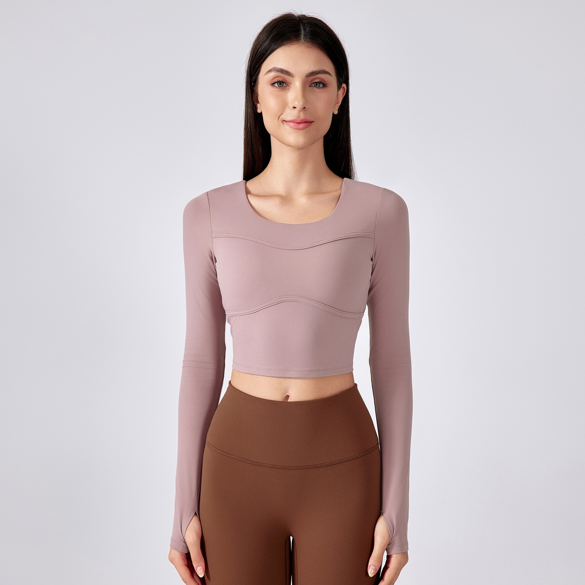 Nude Tight Long Sleeves with Pads DAW201