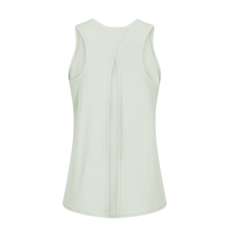 Nude Breathable Sleeveless Quick Dry Yoga Tank Top S2027