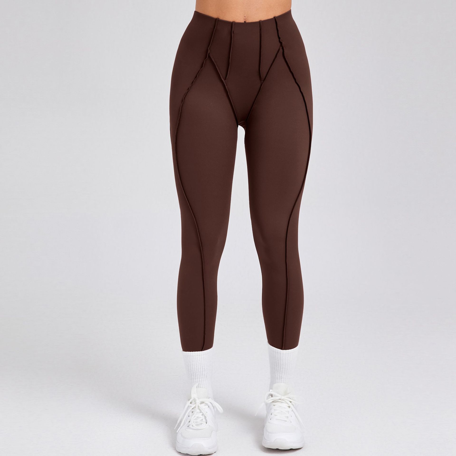 Three-Dimensional Beauty Tight High Waist Fitness Outside Running Exercise Pants  QS87652