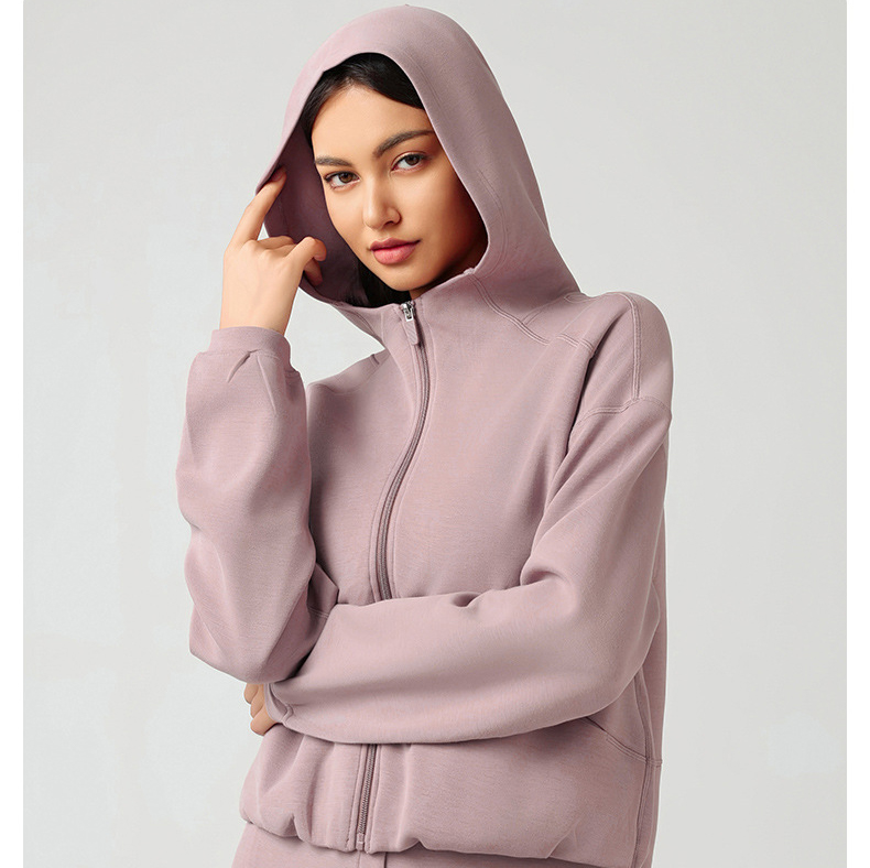 Zipper Soft  Air-layer Casual Sweatshirts DAW166