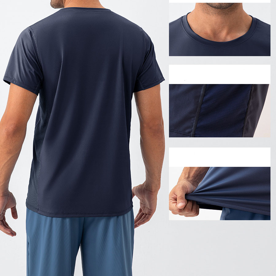 Mesh Fabric Men Sports Tshirt  31225