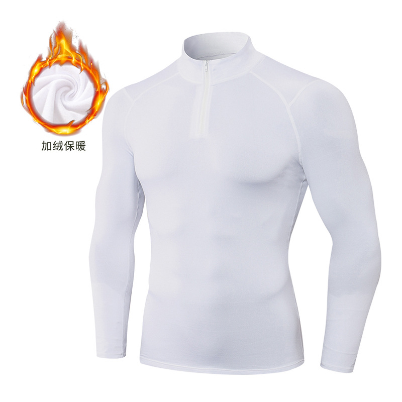 Men's Velvet Fitness Long Sleeve Shirt 11517