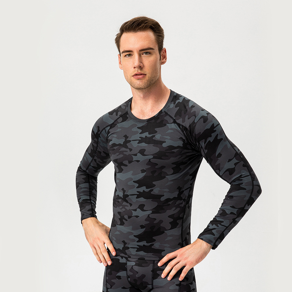 Men Fitness Gym Long Sleeve Shirt 1059