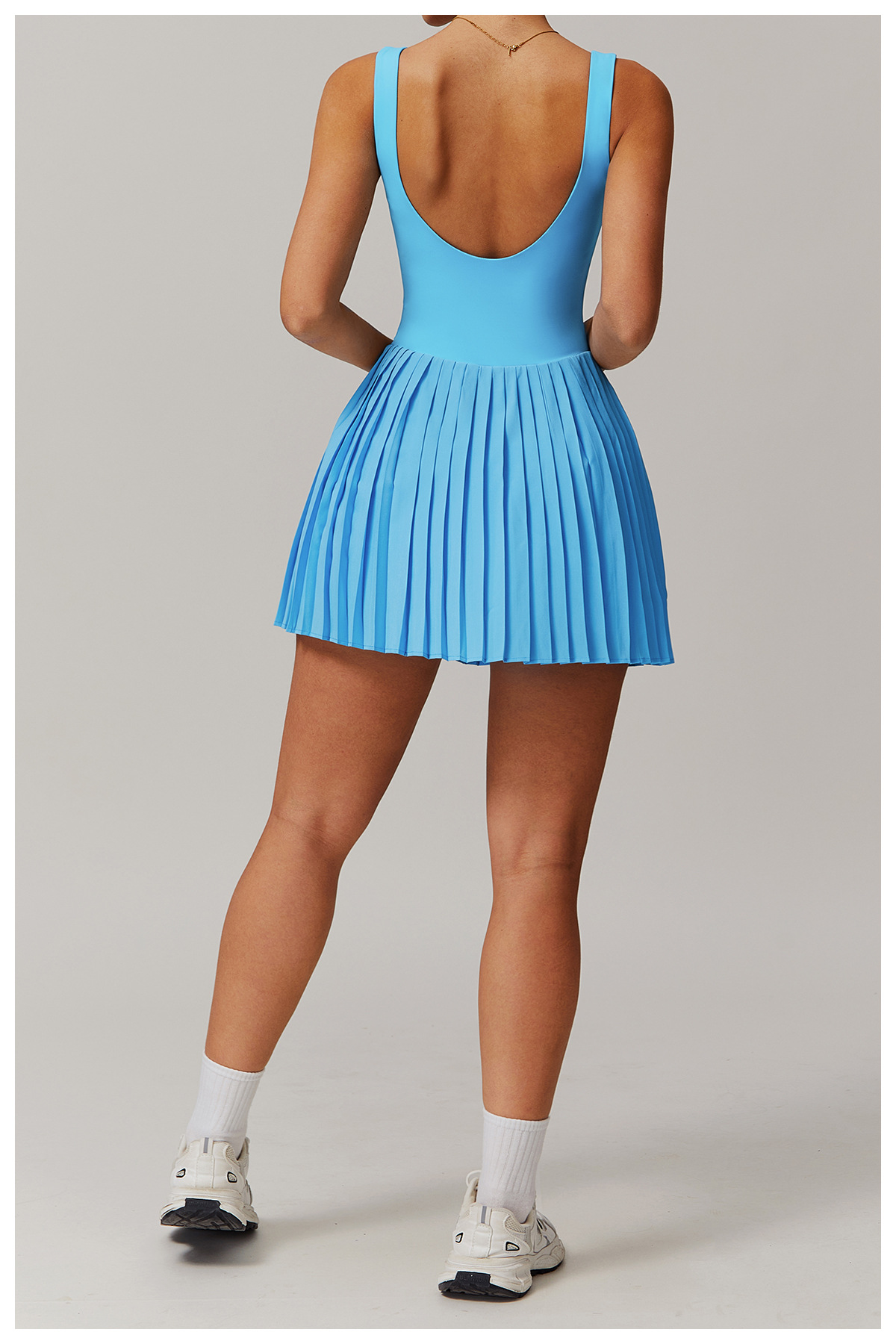 Soft Fabric Pleated Tennis Dress