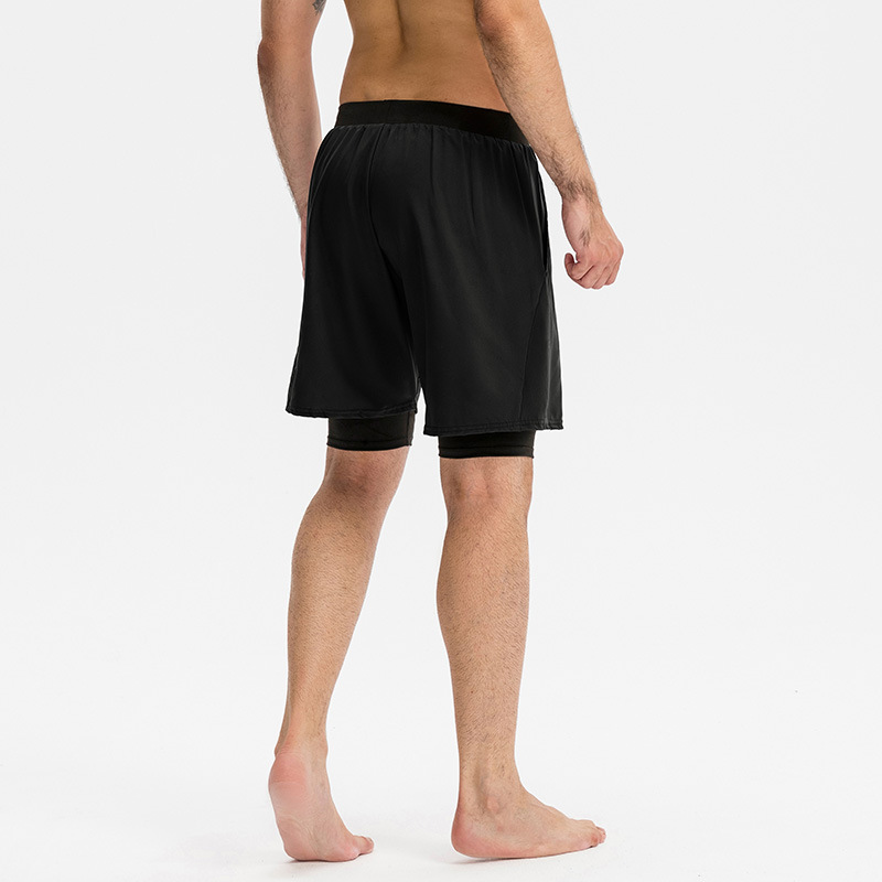  Men Sports Loose Casual Short With Lining 11410