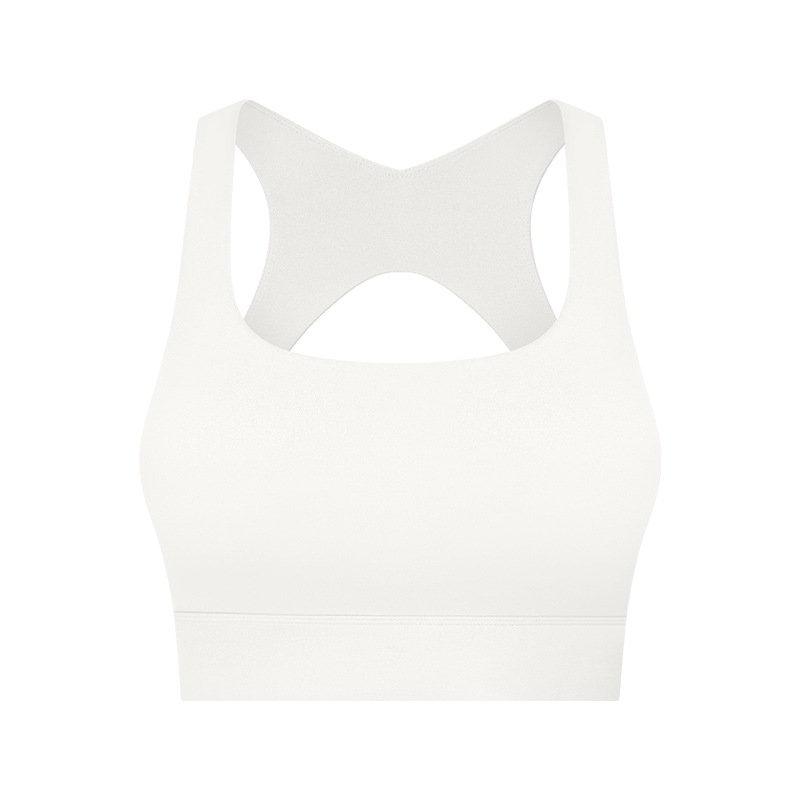 Backless Soft Material Solid Color Yoga Bras DW349