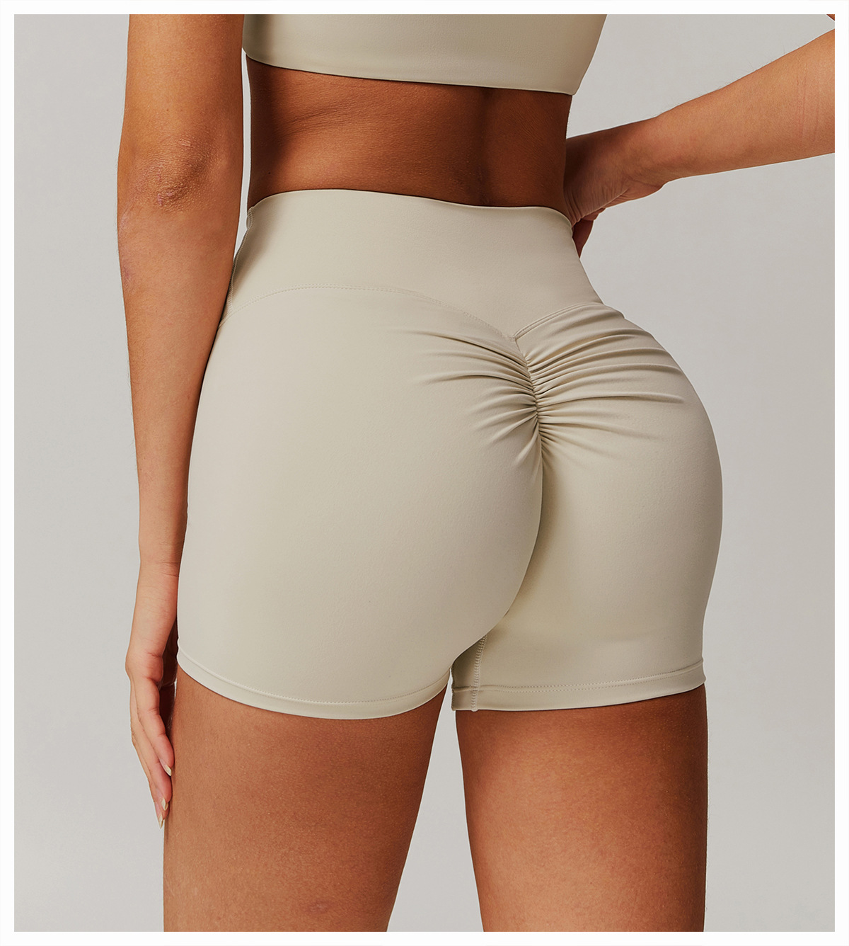 Soft Fabric Scrunch Yoga Shorts