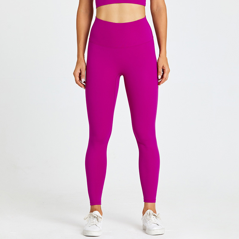 Coloful Women's No Embarrassing Lines High Waist Hip Lifting Leggings SKL-LQ2186