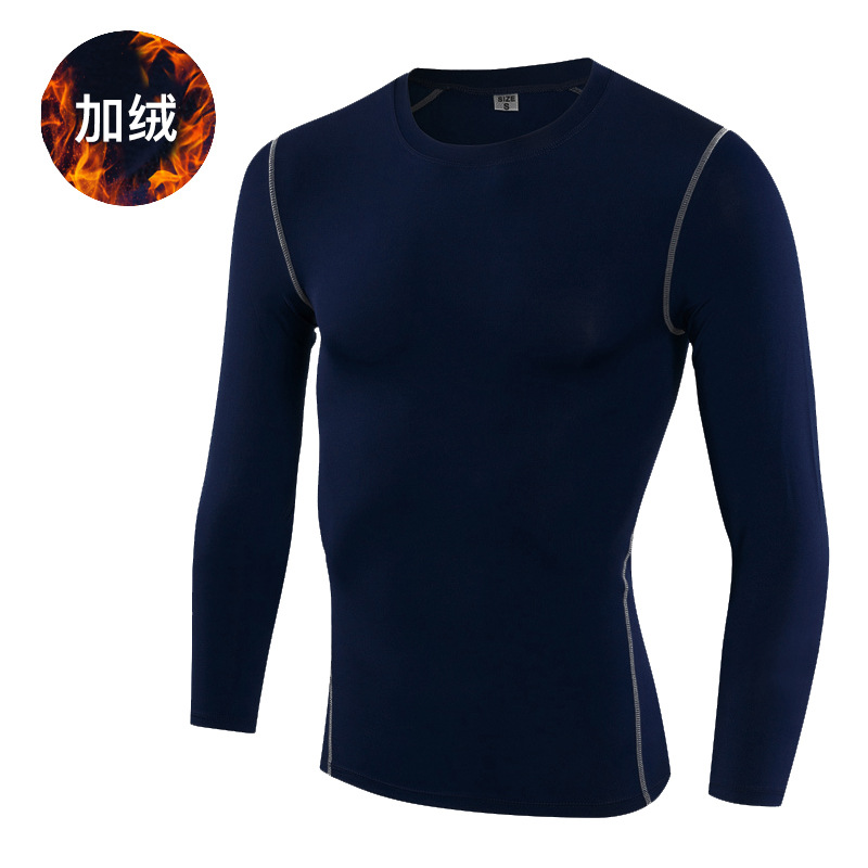 Men's PRO Velvet Fitness Long Sleeve Shirt 1021