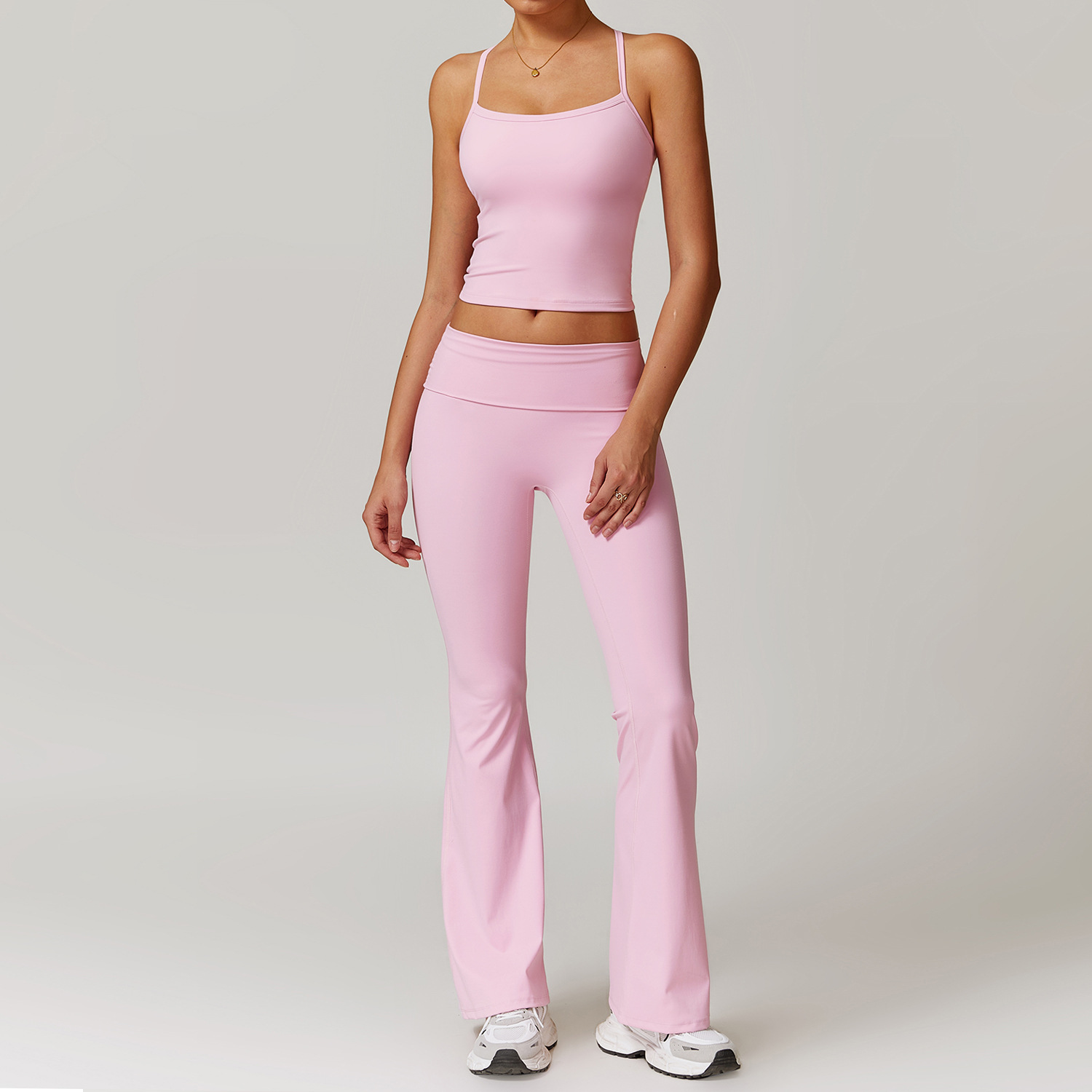 Classic Soft Fabirc Brushed Yoga Flare Sets 3 Options