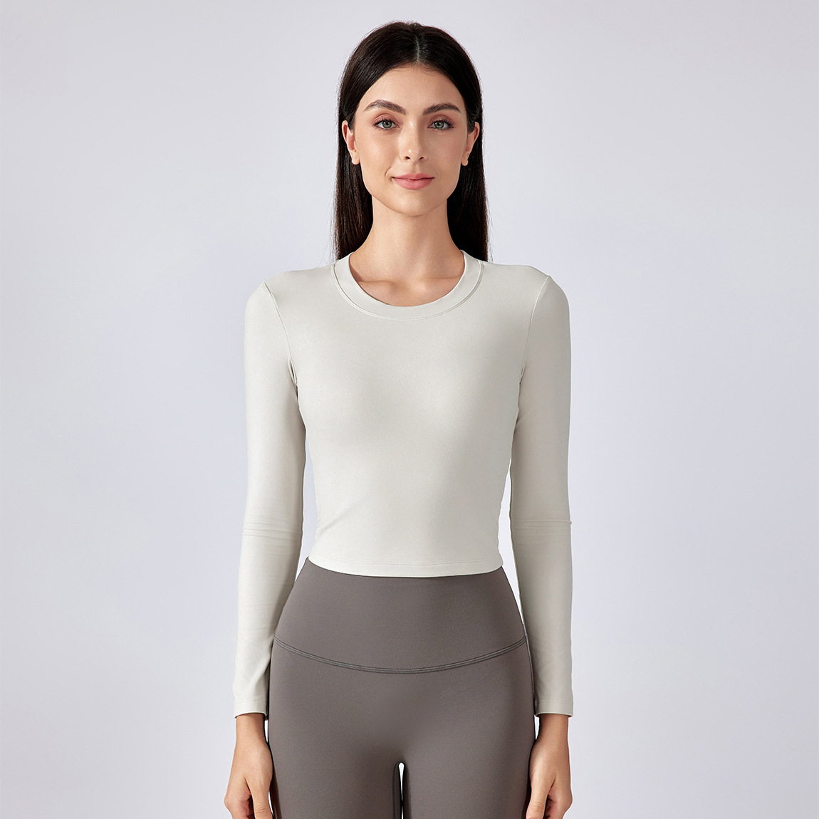 Nude Tight Breathable Backless Long Sleeves DAW186