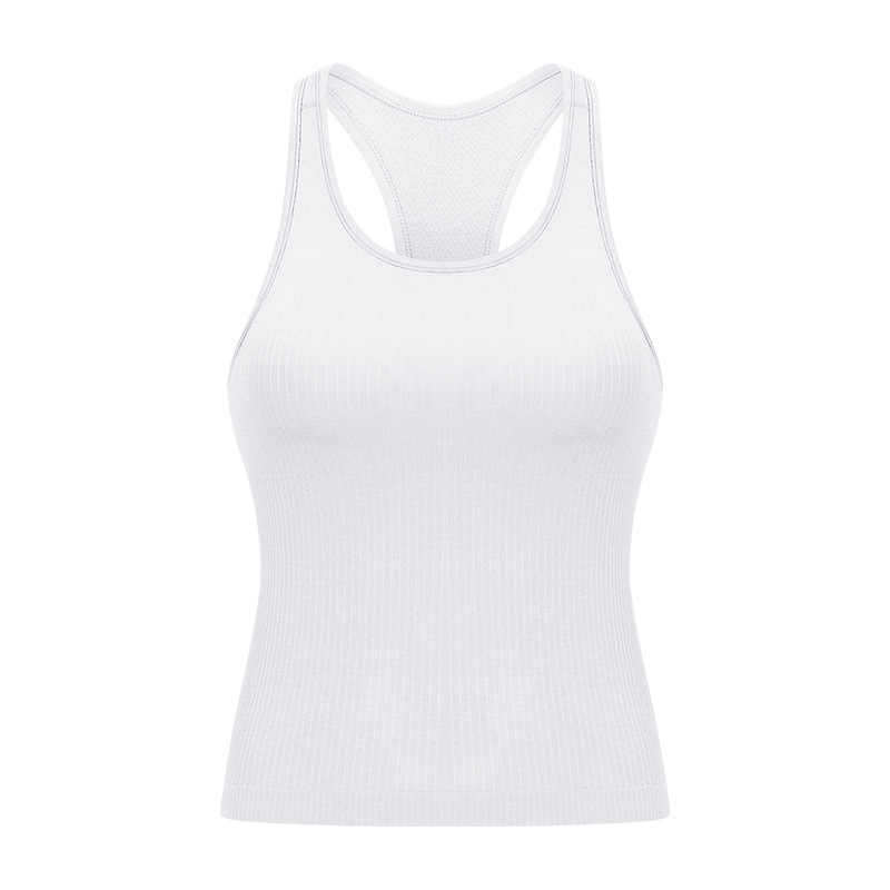 Ribbed Breathable Soft Material Yoga Tank Top DT140