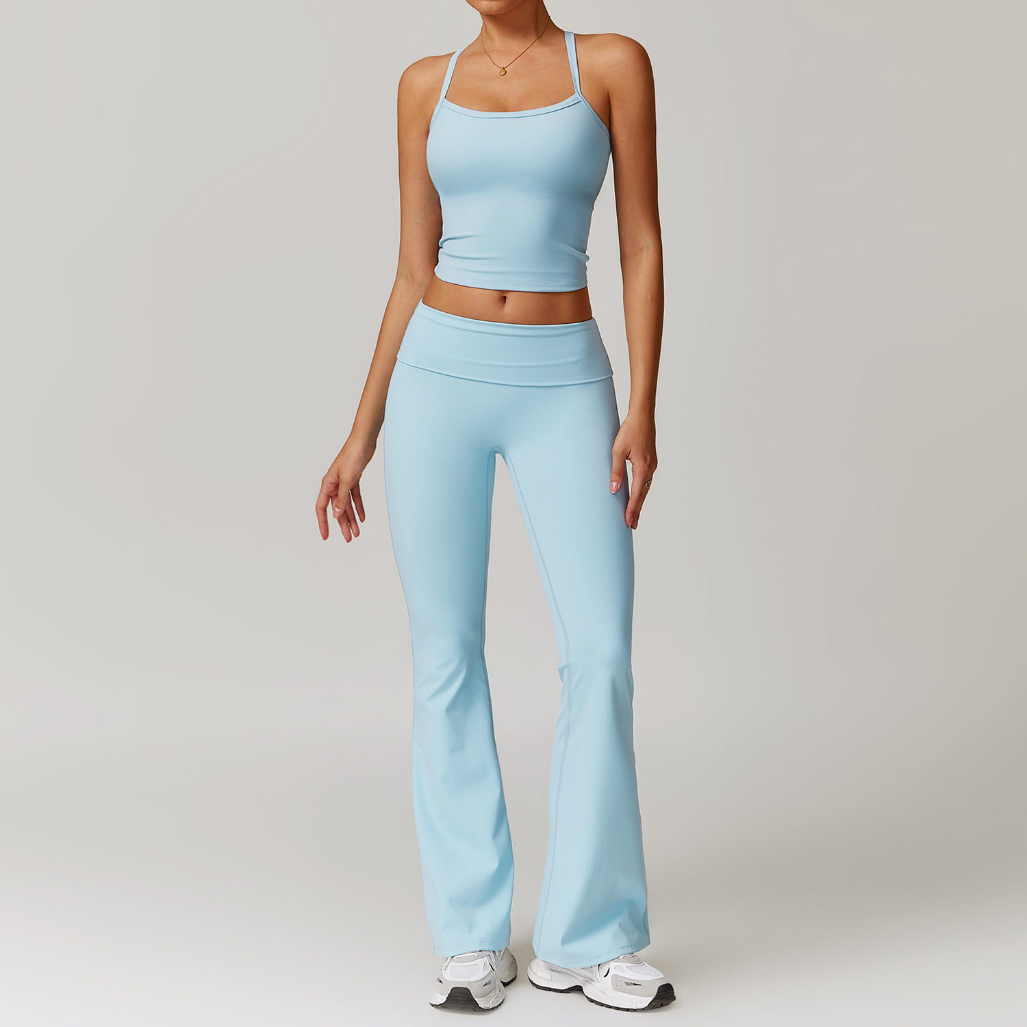 Classic Soft Fabirc Brushed Yoga Flare Sets 3 Options