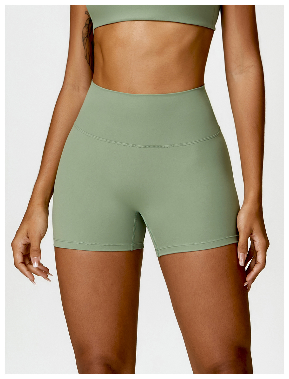 Soft Fabric Scrunch Yoga Shorts 8518