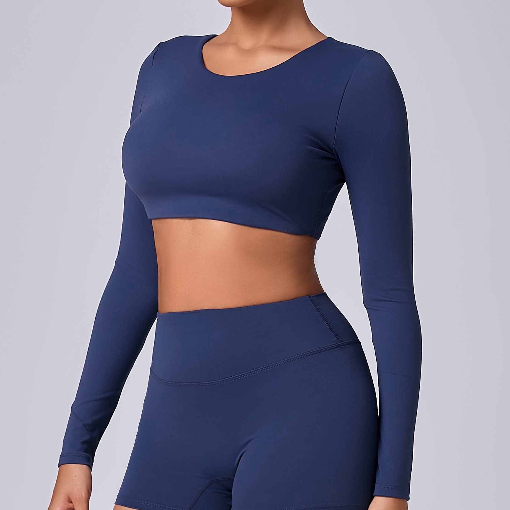 Brushed Quick-Drying Outdoor Running Long-Sleeved Top  QS90206