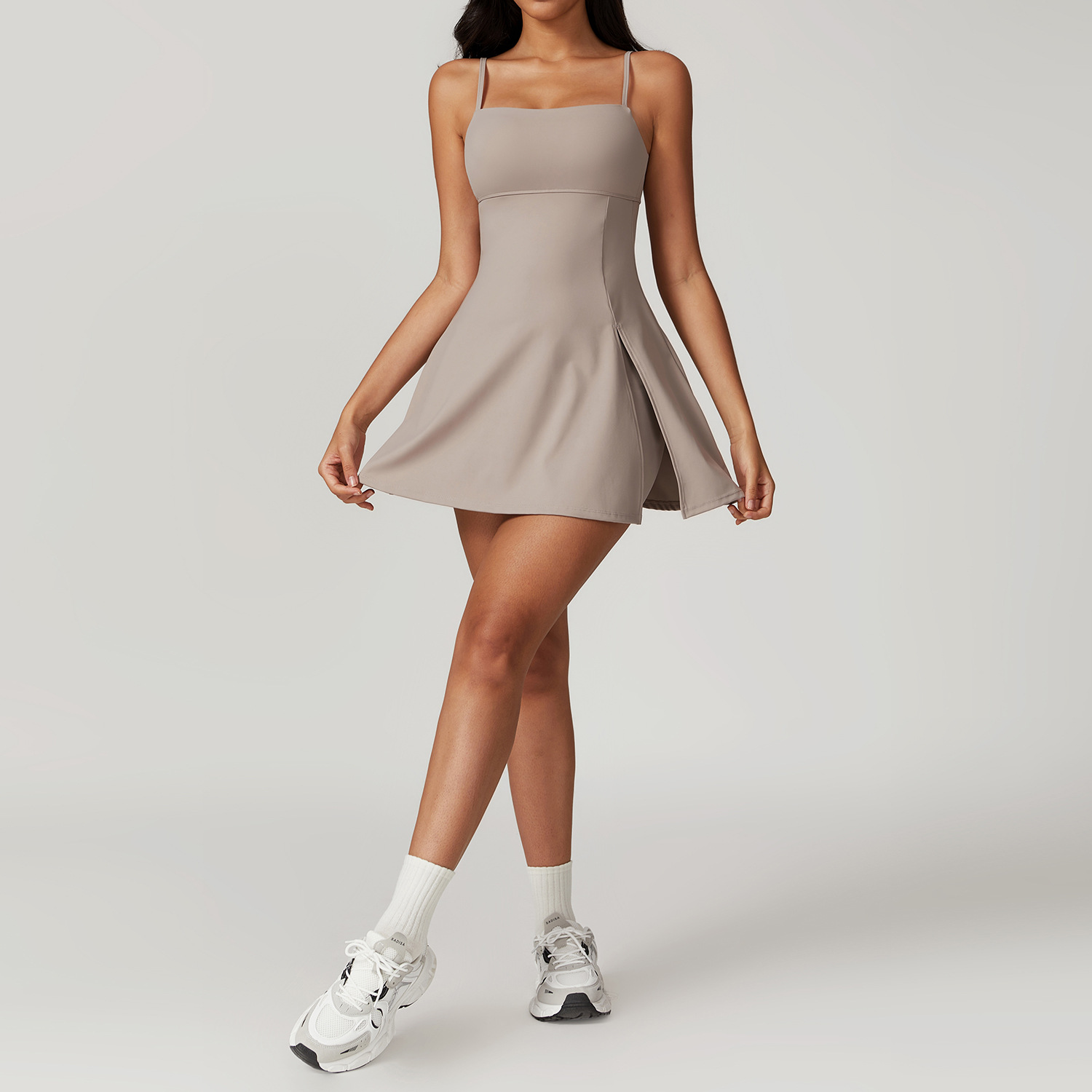 Backless Soft Fabric Tennis Dress